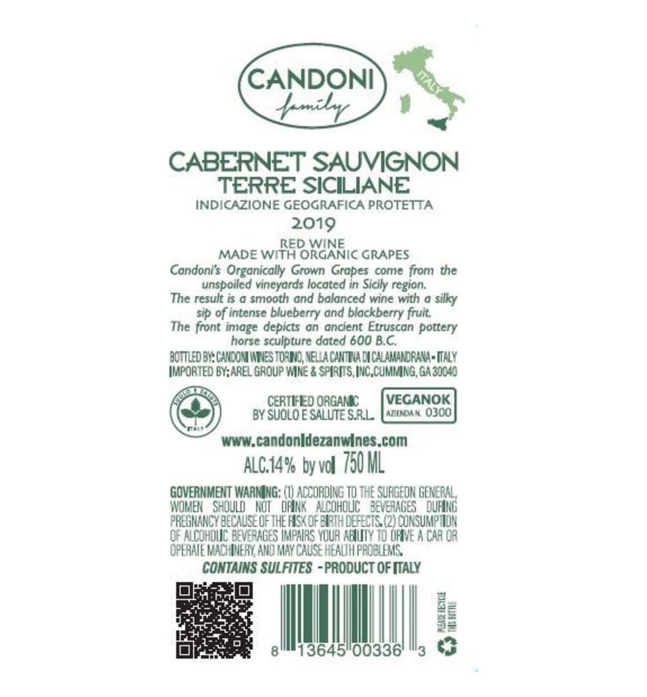 Candoni Organic Cabernet Sauvignon Italian Red Wine - Shop Wine at H-E-B