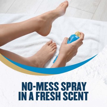 Gold Bond No Mess Talc-Free Foot Powder Spray, Fresh Scent, 7 oz