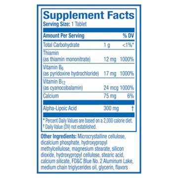 Nervive Nerve Health Tablets with Alpha Lipoic Acid, to Fortify Nerve Health & Function in Fingers, Hands, Toes, & Feet, 30 ct