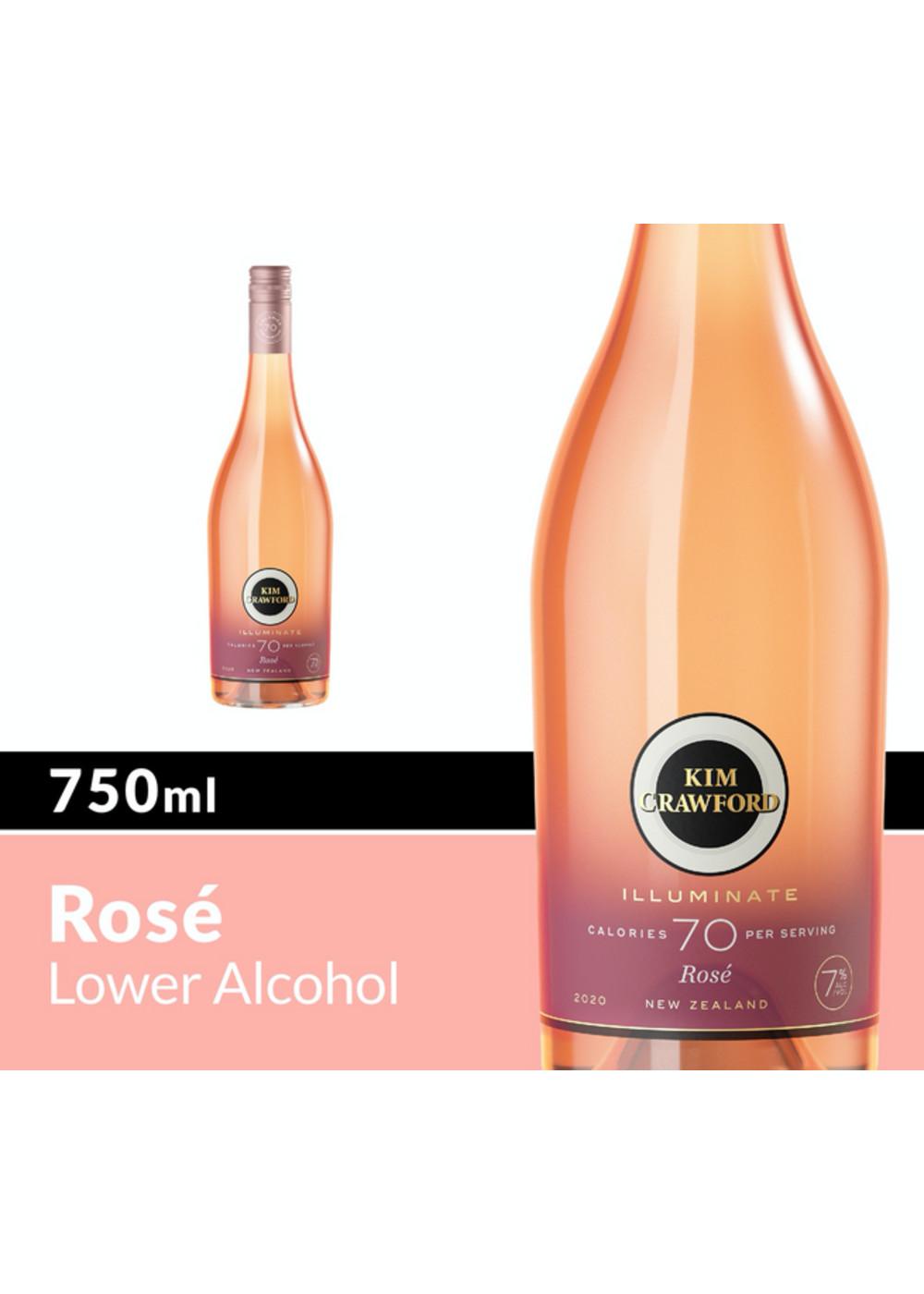 Kim Crawford Illuminate Rose Wine Bottle; image 3 of 10