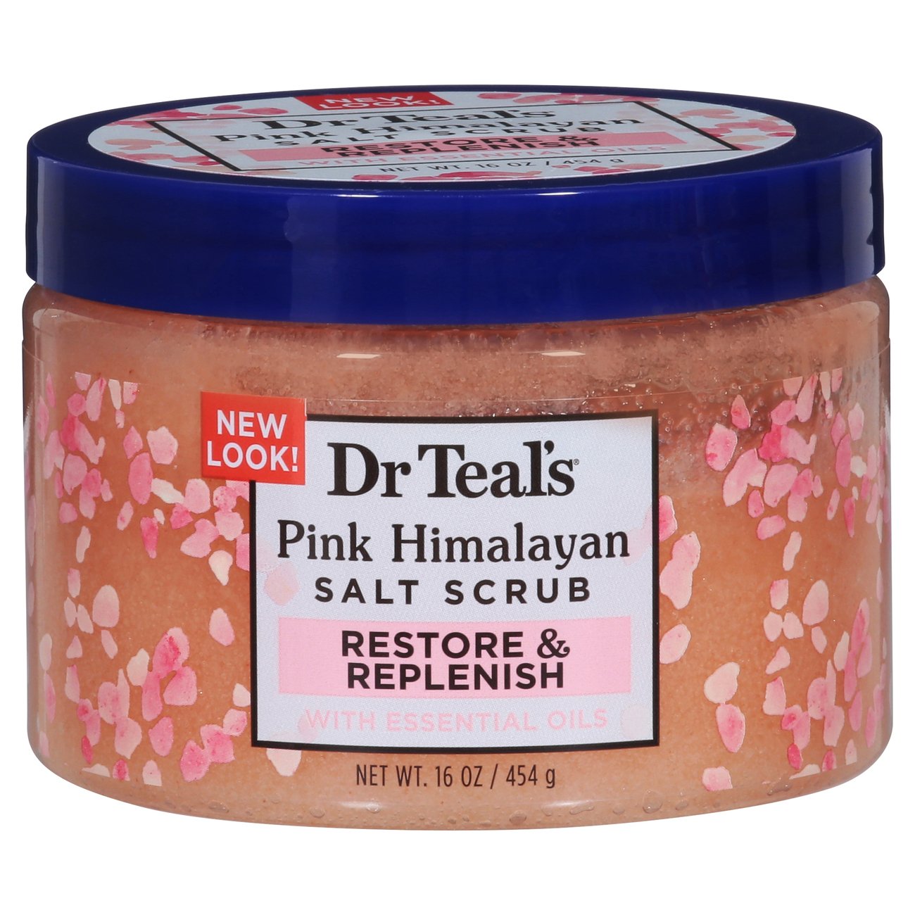 Dr Teal's Pink Himalayan Salt Scrub Restore & Replenish Shop Bath
