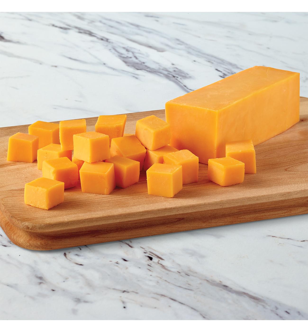 H-E-B Deli Artisan Yellow Cheddar Cheese Cubes; image 2 of 4