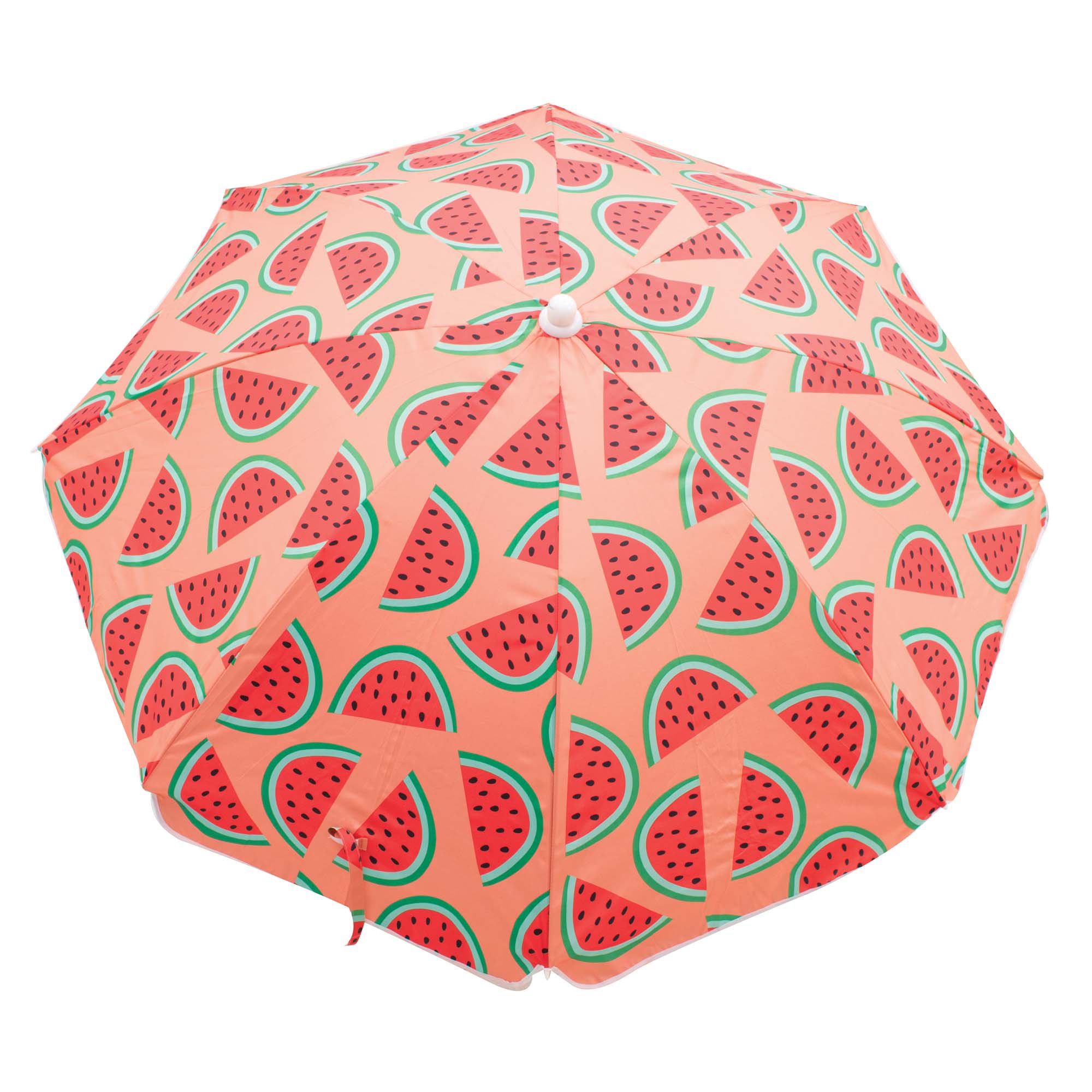 Rio Brands Watermelon Print Tilt Umbrella With Anchor - Shop Umbrellas 