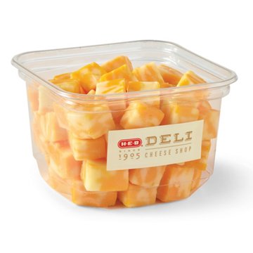 H-E-B Deli Colby Jack Cheese Cubes, Avg. 0.5 lb