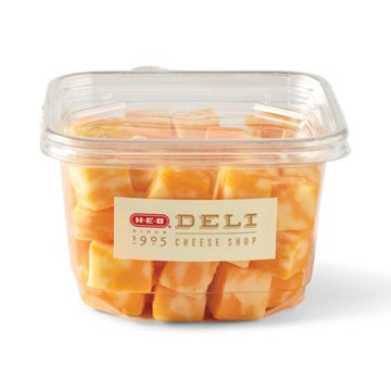 H-E-B Deli Colby Jack Cheese Cubes, Avg. 0.5 lb
