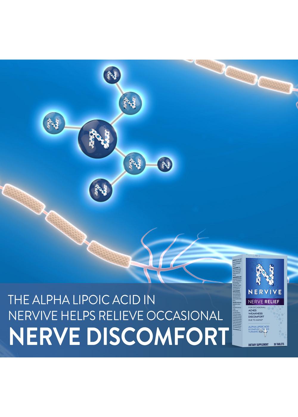 Nervive Nerve Relief with Alpha Lipoic Acid Tablets; image 9 of 11