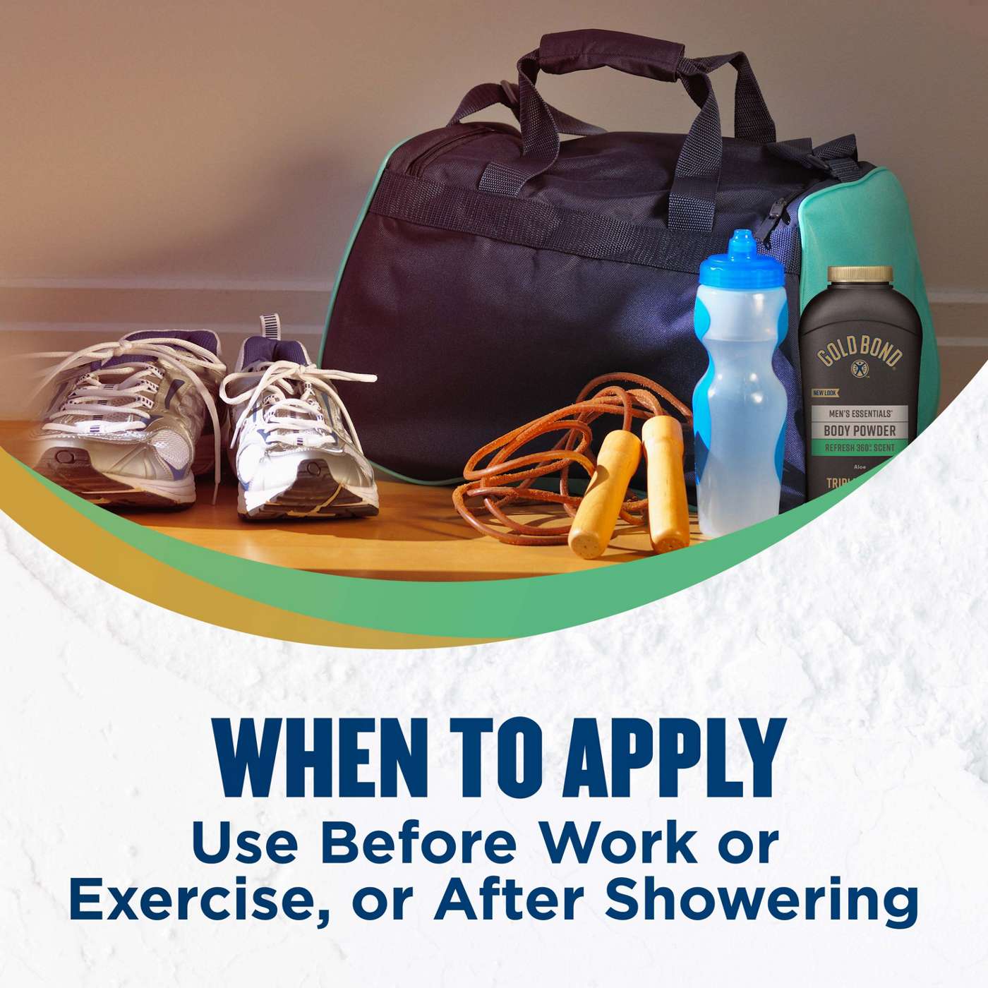 Gold Bond Men's Essentials Talc-Free Body Powder Refresh 360 Scent, Wetness Protection; image 3 of 7