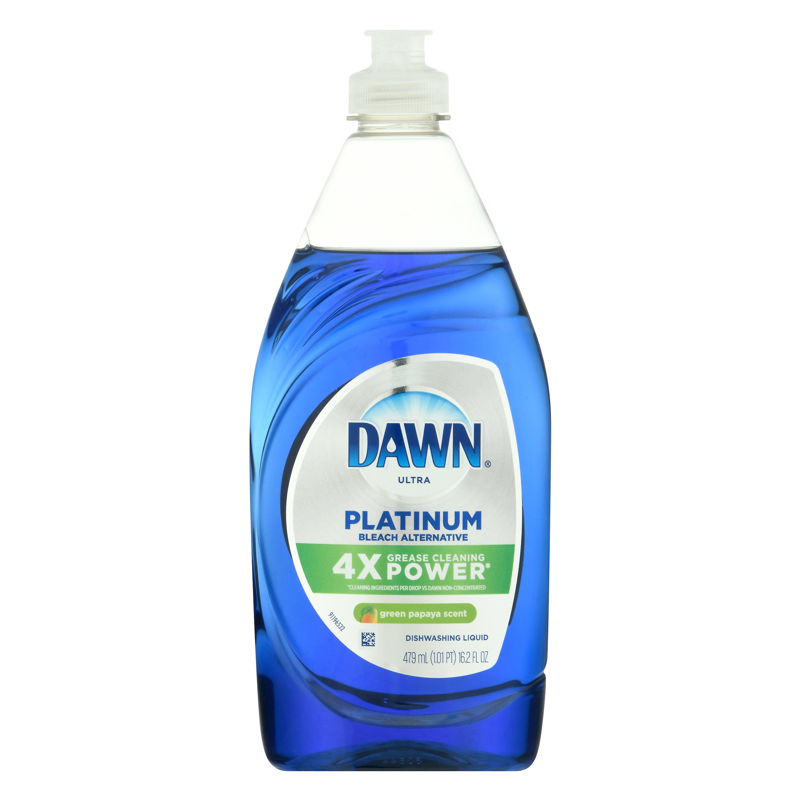 Dawn Ultra Platinum Bleach Alternative Green Papaya Liquid Dish Soap