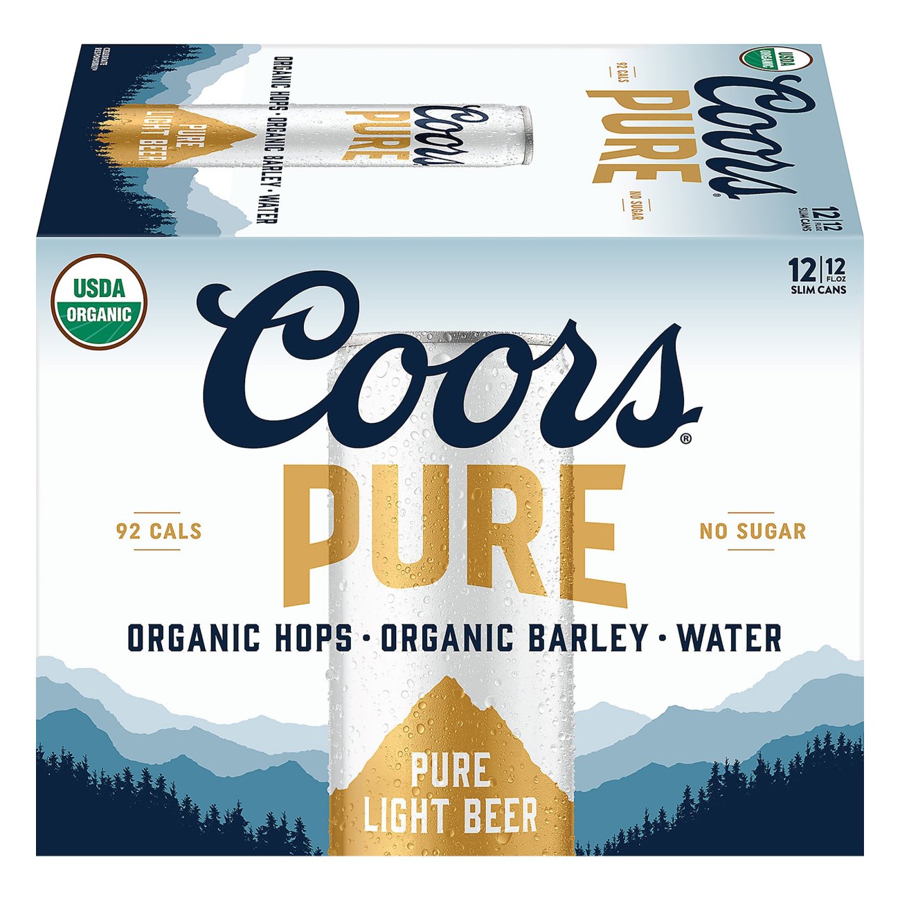 Coors Pure Light Beer 12 oz Cans Shop Beer at HEB