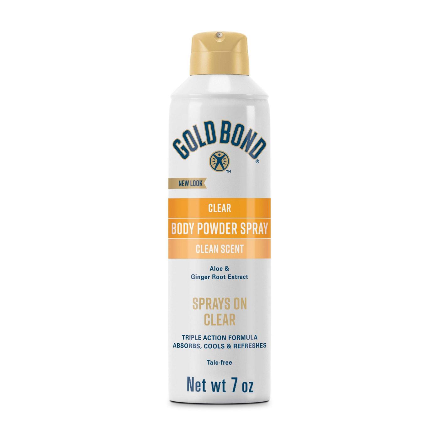 Gold Bond No Mess Clear Body Powder Spray; image 1 of 6