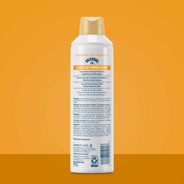 Gold Bond No Mess Clear Body Powder Spray, 7 oz