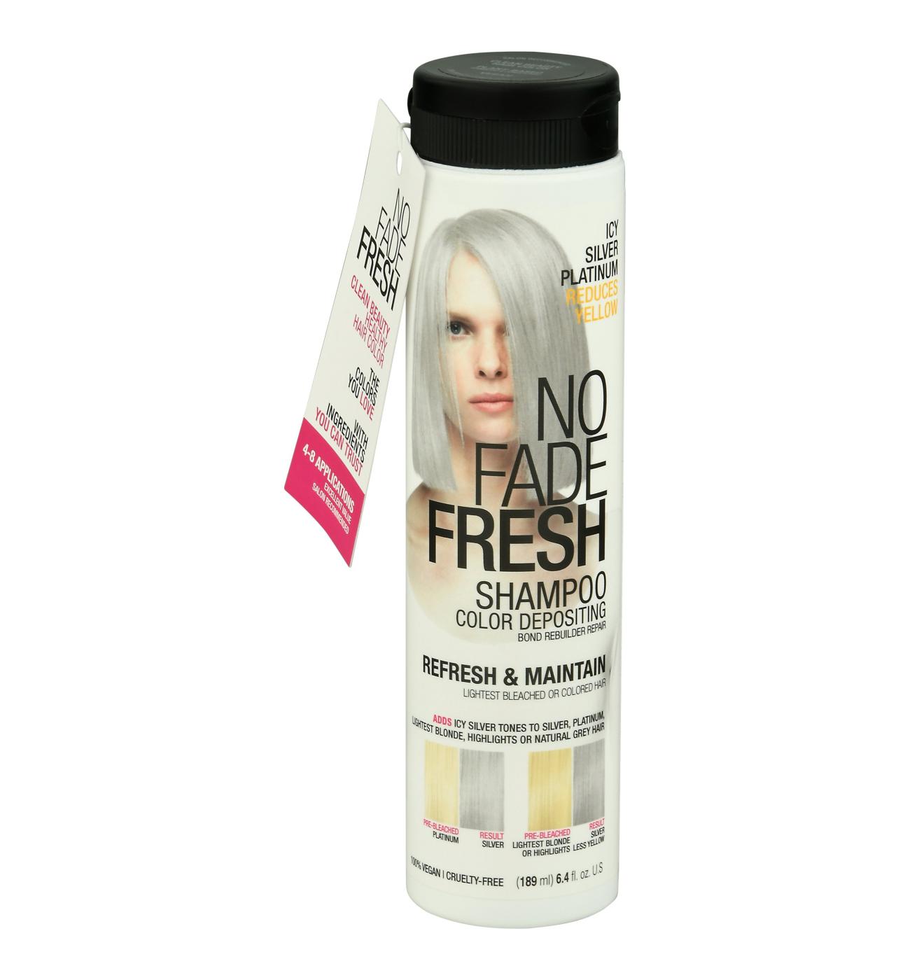 No Fade Fresh Color Depositing Shampoo Icy Silver Platinum; image 1 of 3