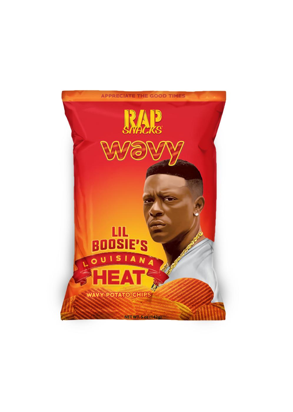 Rap Snacks Lil Boosie's Louisiana Heat Wavy Potato Chips; image 1 of 5