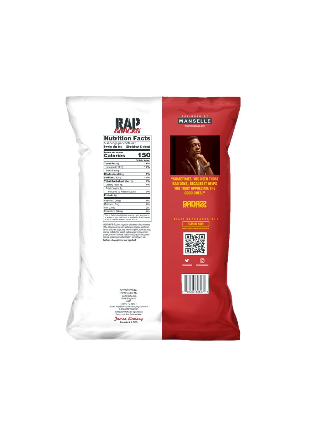 Rap Snacks Lil Boosie's Louisiana Heat Wavy Potato Chips; image 3 of 5