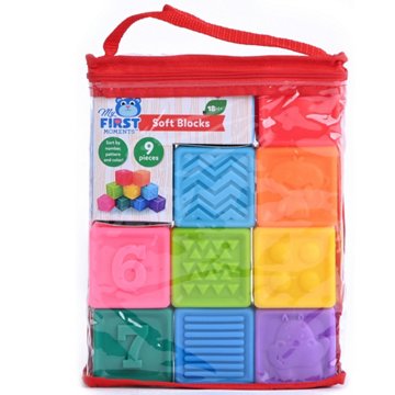My First Moments Soft Blocks, 9 pc