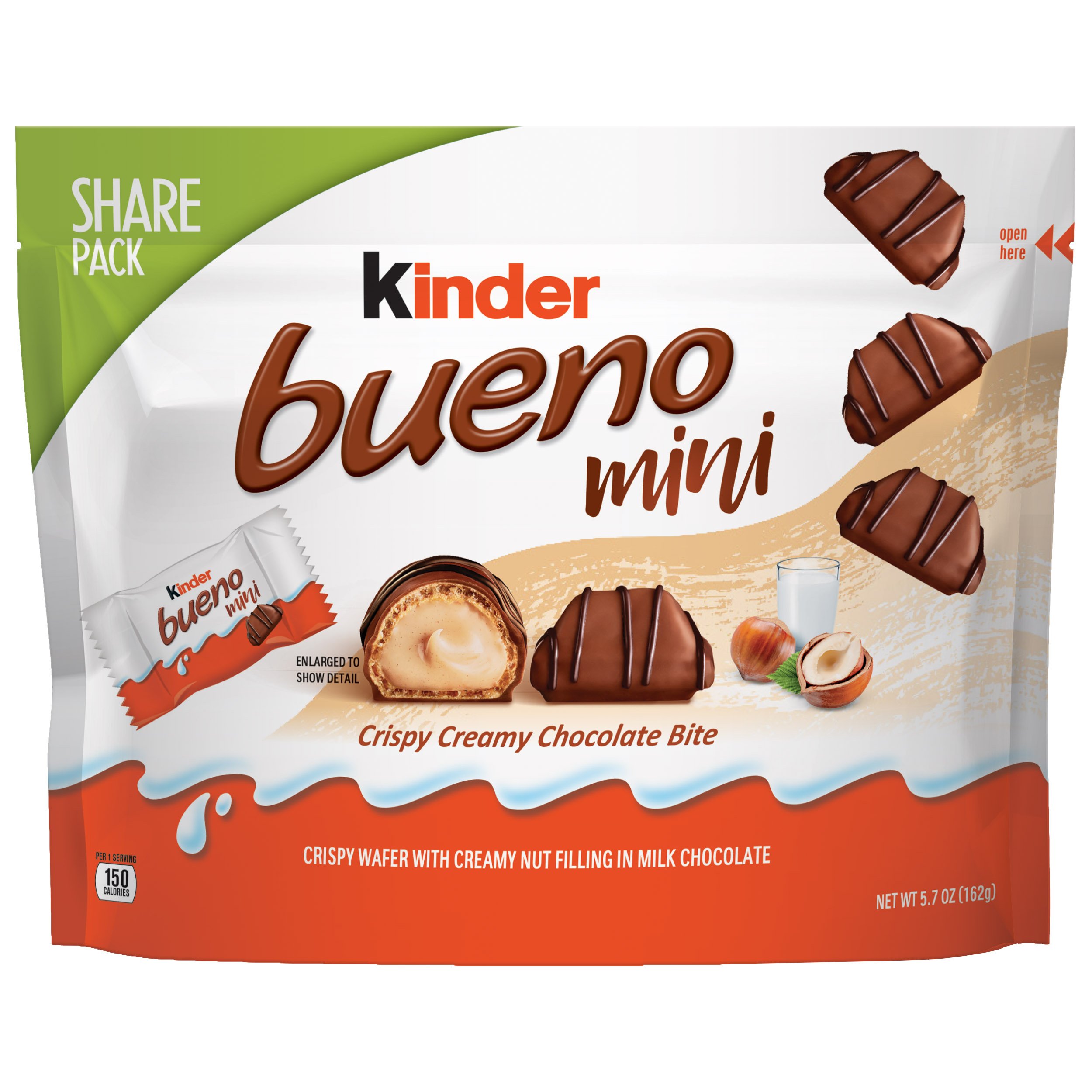 Kinder Bueno Mini Crispy Chocolate Bites - Share Pack - Shop Candy