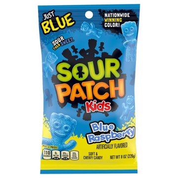 Sour Patch Kids Blue Raspberry Soft & Chewy Candy