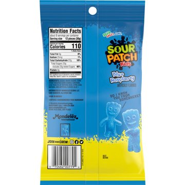 Sour Patch Kids Blue Raspberry Soft & Chewy Candy