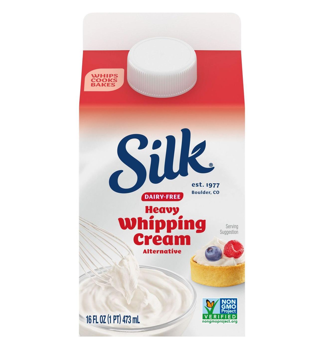 Silk Dairy Free Heavy Whipping Cream Alternative; image 1 of 6