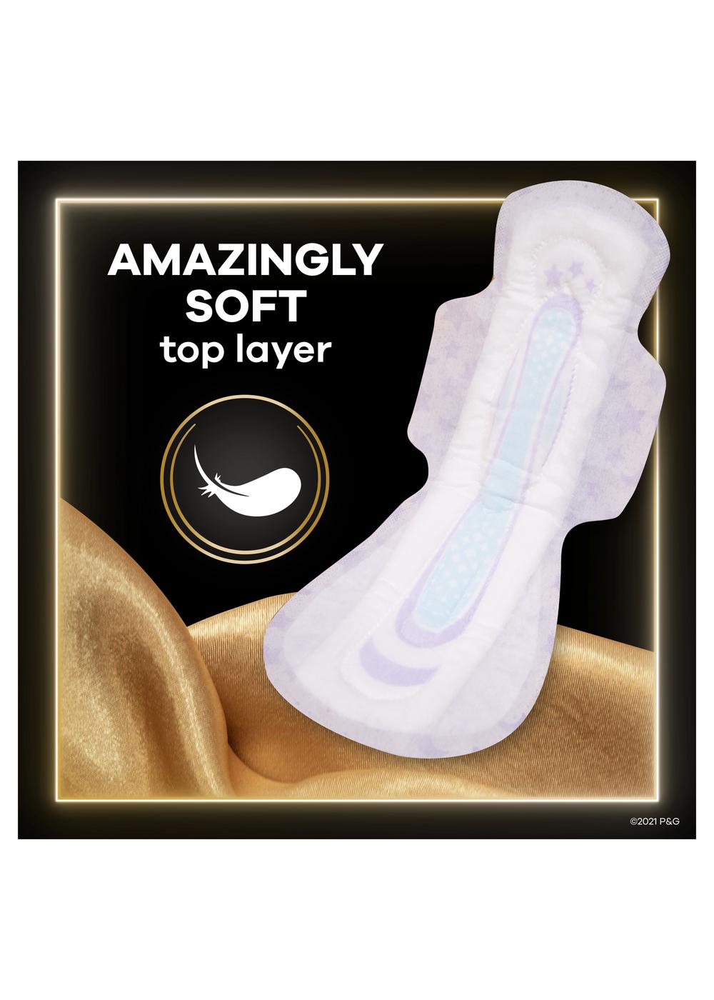 Always ZZZ Overnight Pads Size 6 Unscented with Wings Shop Pads