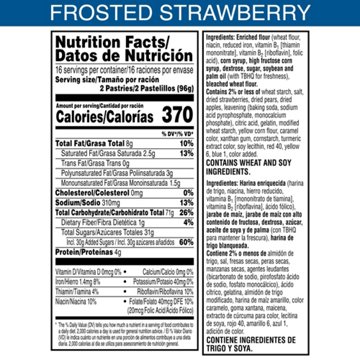 Pop-Tarts Frosted Strawberry Toaster Pastries, 54.1 oz, 32 ct
