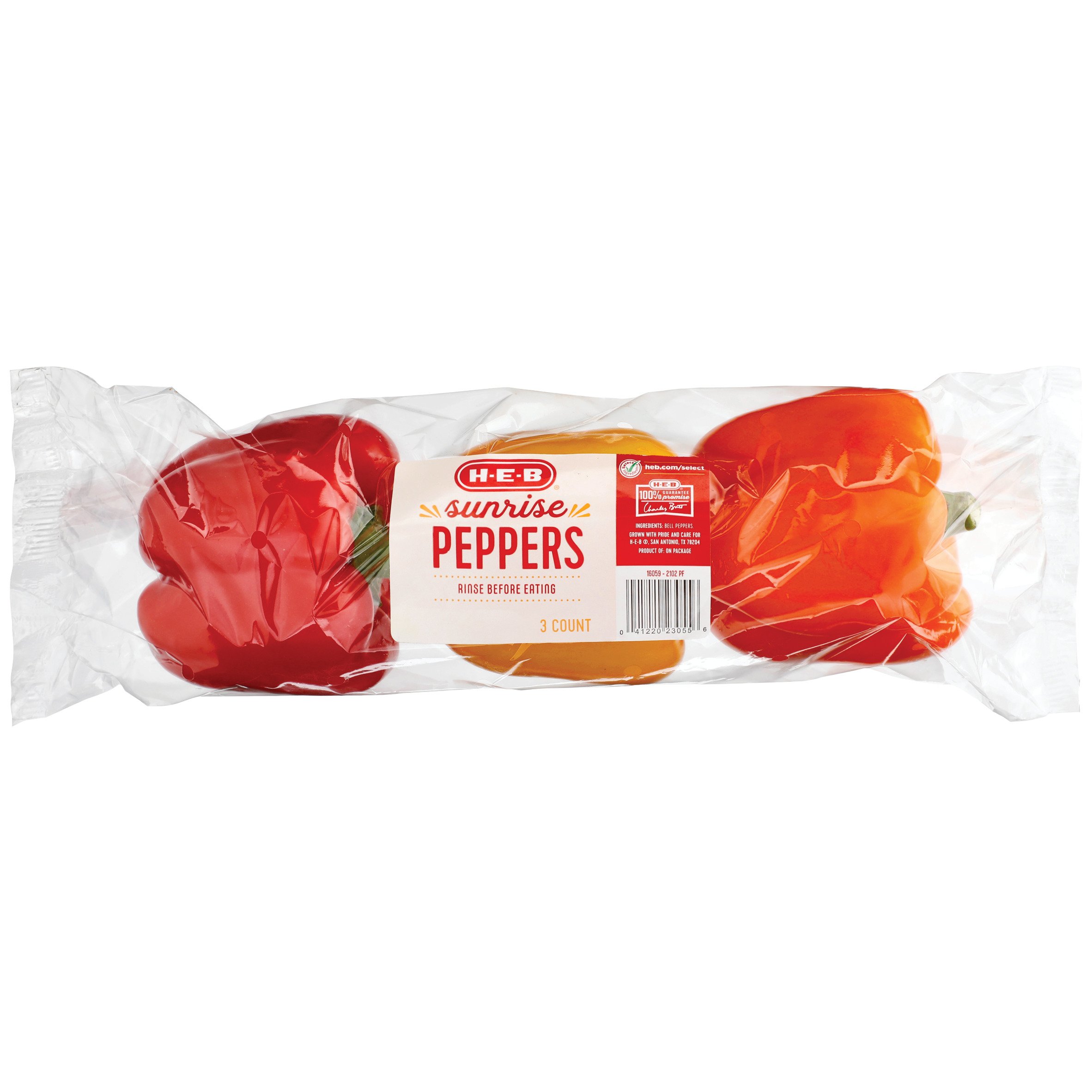 Fresh Color Bell Peppers, 3 Count 