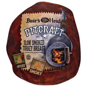 Boar's Head Pitcraft Slow-Smoked Turkey Breast, Custom Sliced