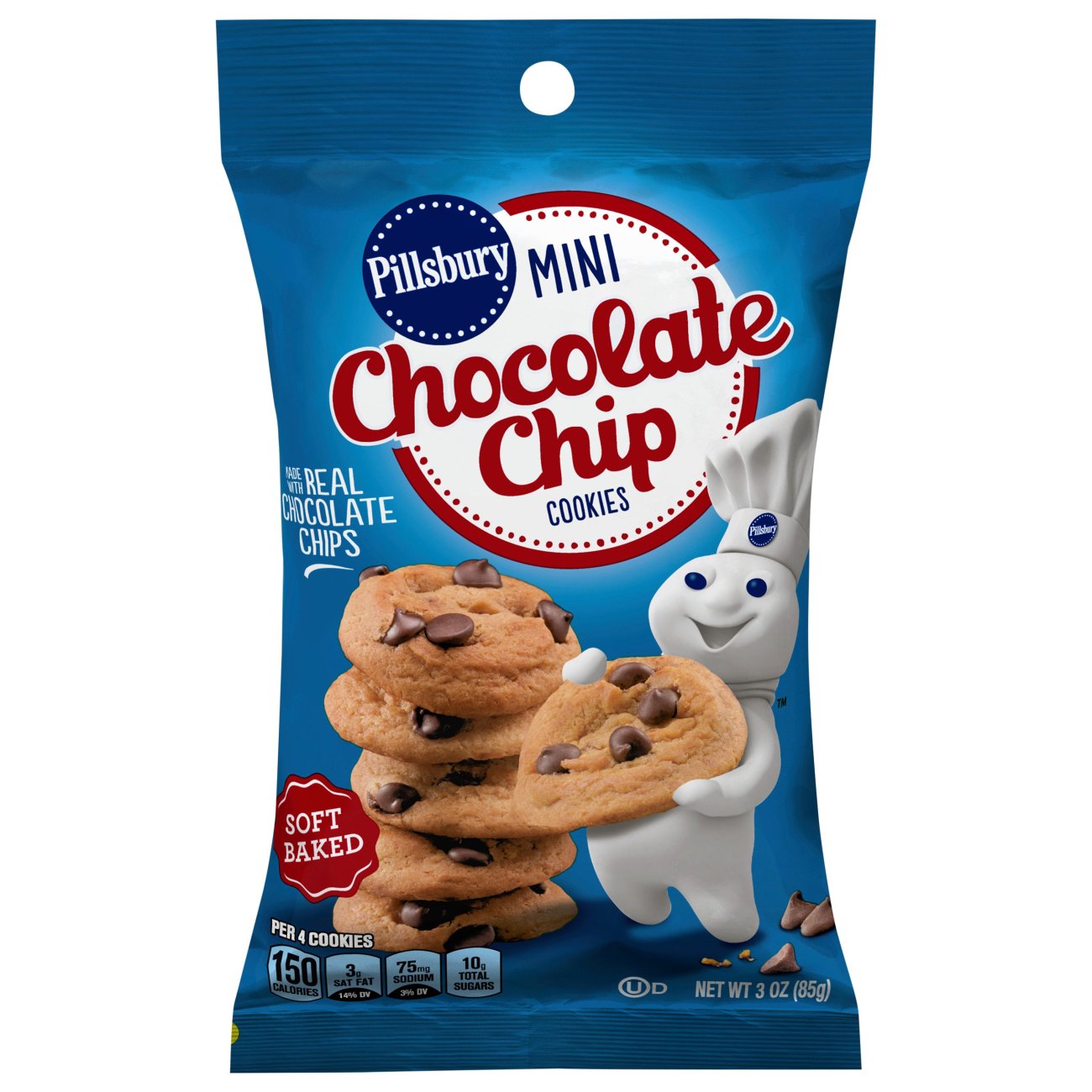 Pillsbury Mini Soft Baked Chocolate Chip Cookies Shop Snacks & Candy