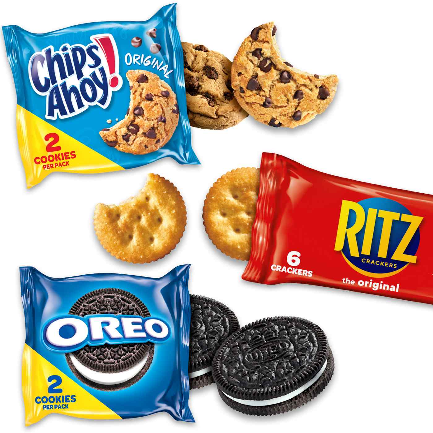 Nabisco Chips Ahoy!, Oreo Cookies & Cracker Variety Pack Snack Packs; image 4 of 11