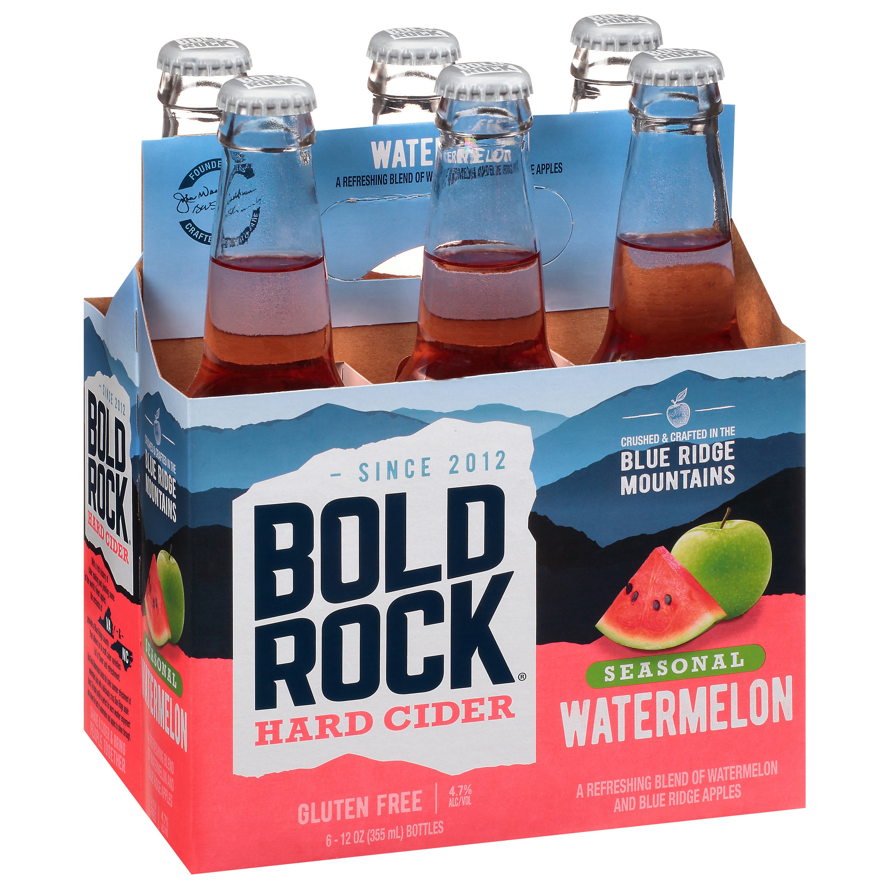 Bold Rock White Cranberry Seasonal Hard Cider 12 Oz Bottles Shop Hard