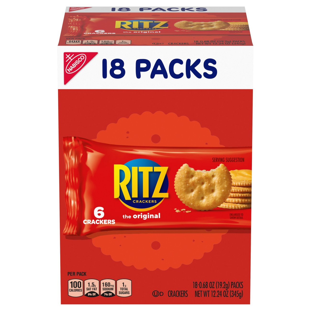 Nabisco Ritz Crackers Multipack - Shop Crackers & breadsticks at H-E-B