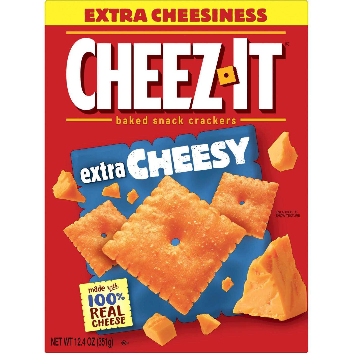 Cheez-It Extra Cheesy Cheese Crackers; image 1 of 4