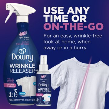Downy Wrinkle Releaser Fabric Spray - Light Fresh, 33.8 oz