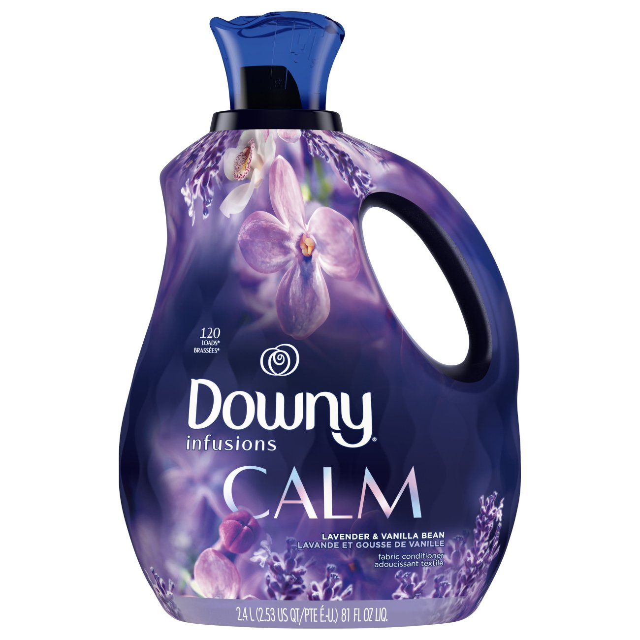 Downy Infusions Calm Liquid Fabric Conditioner, 120 Loads Lavender