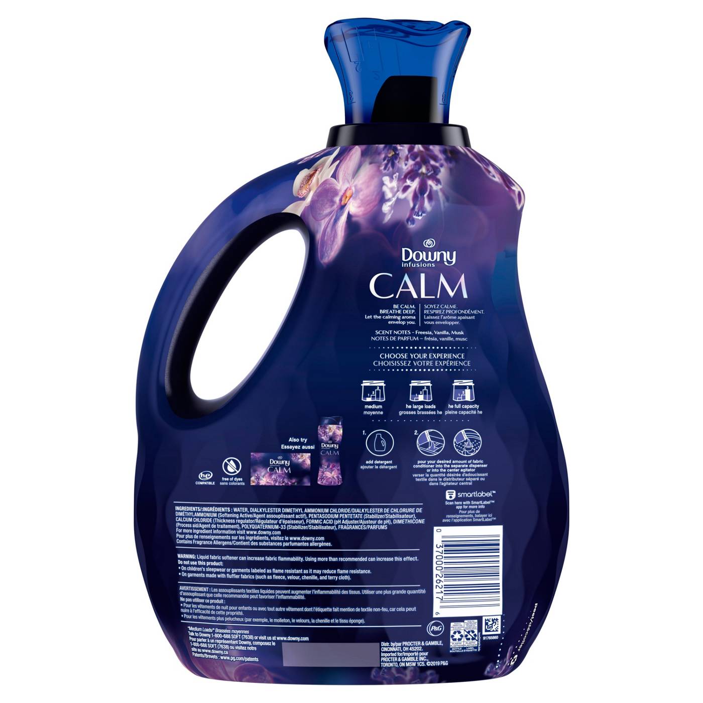 Downy Infusions Calm Liquid Fabric Conditioner, 120 Loads - Lavender & Vanilla; image 7 of 8