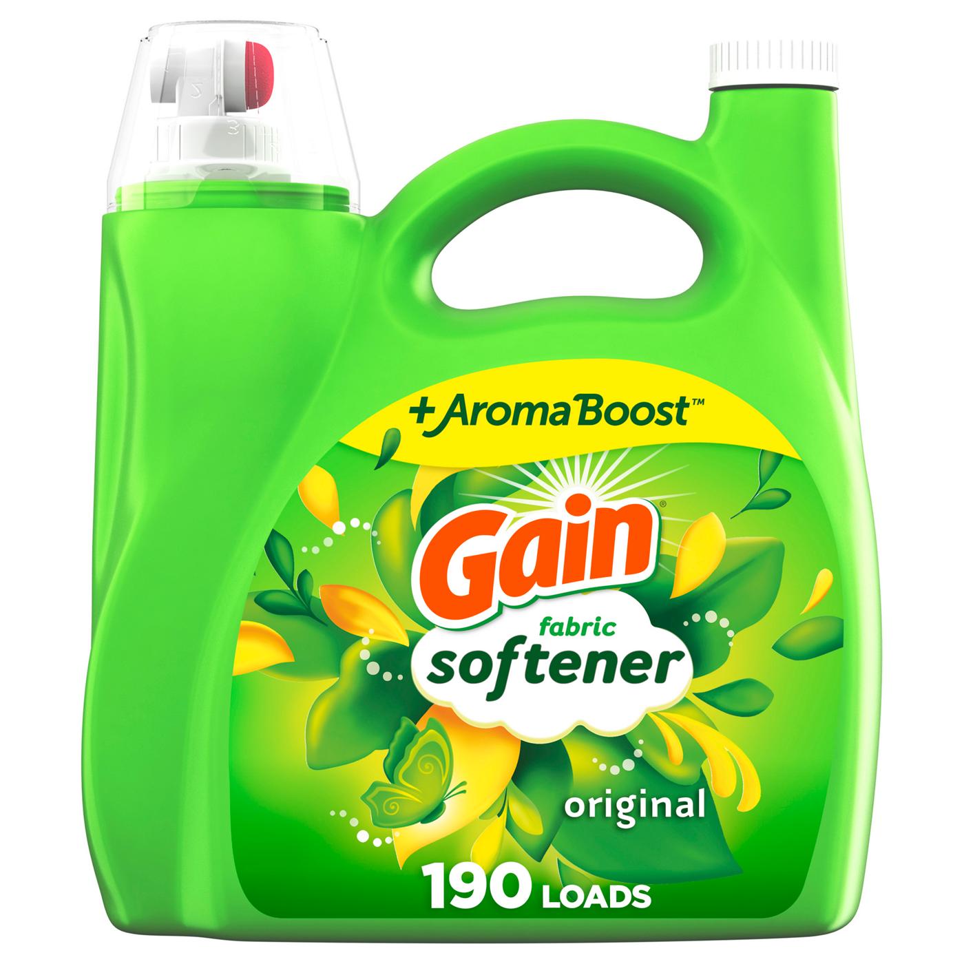Gain Liquid Fabric Softener, 190 Loads - Original Scent; image 1 of 13