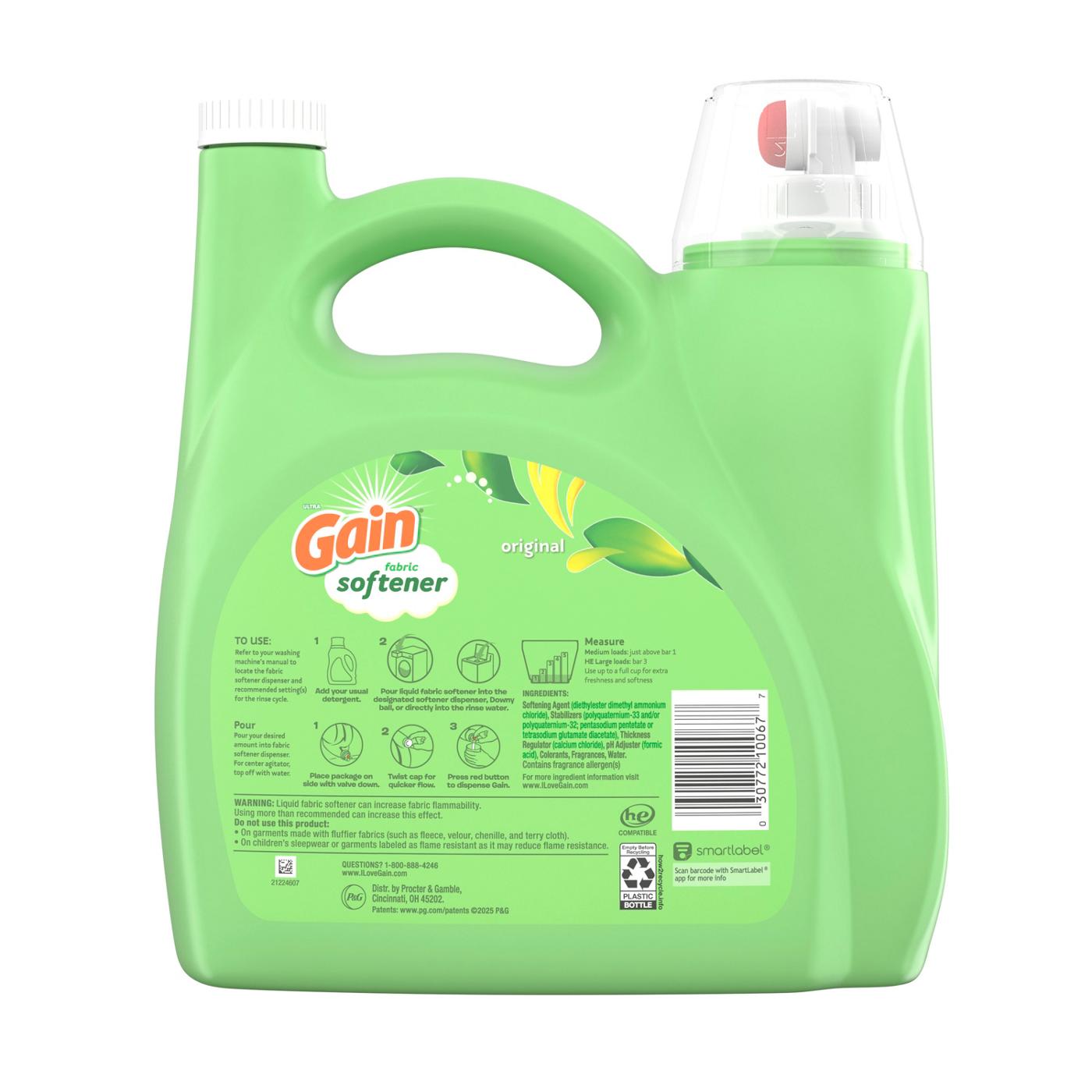 Gain Liquid Fabric Softener, 190 Loads - Original Scent; image 6 of 13