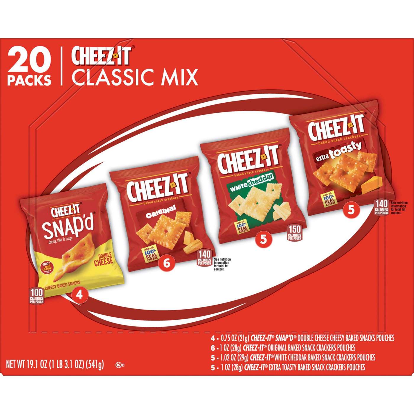 Cheez-It Variety Pack Cheese Crackers; image 1 of 5
