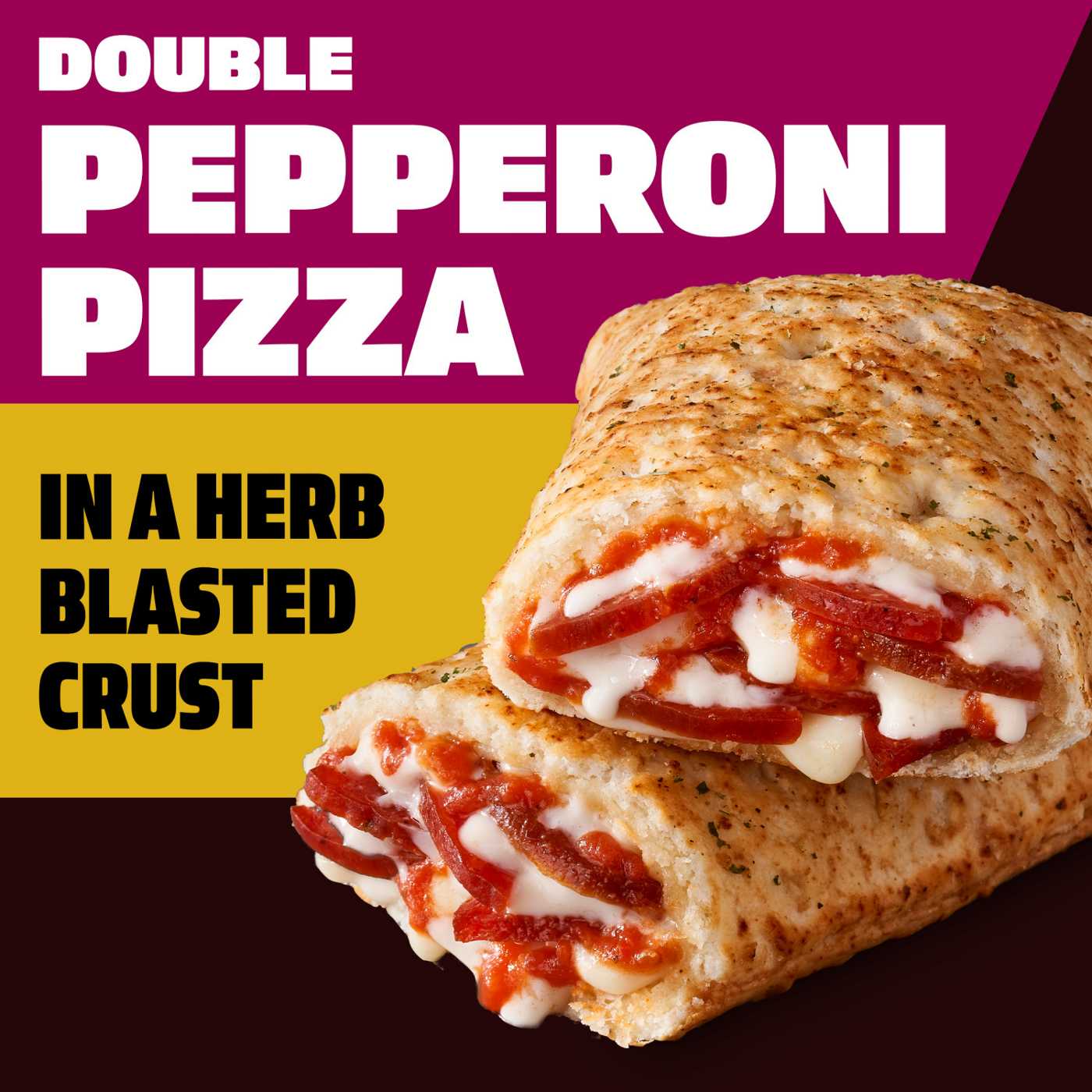 Hot Pockets Big & Bold Double Pepperoni Pizza Sandwiches; image 2 of 8