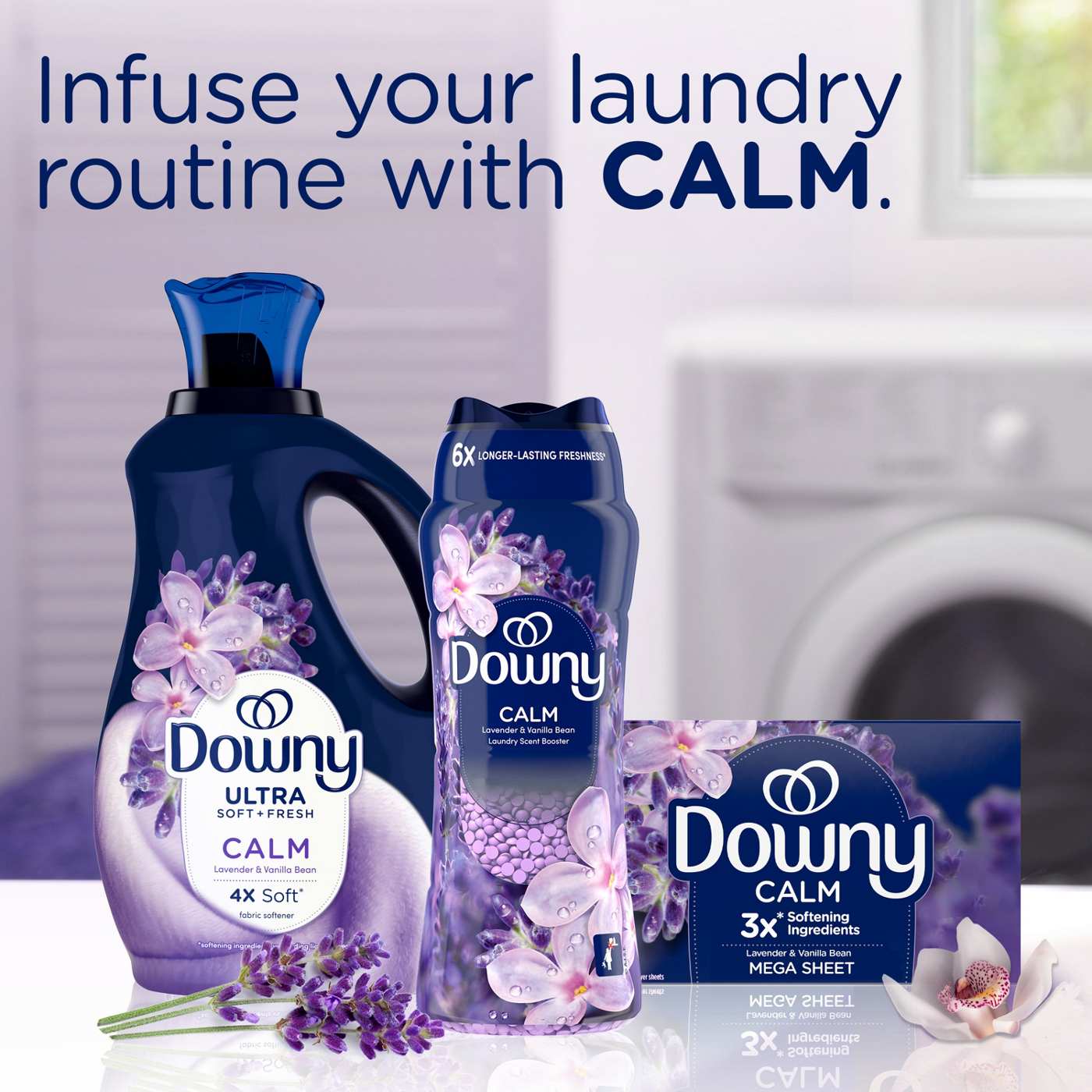 Downy Infusions Calm In-Wash Scent Booster Beads - Lavender & Vanilla; image 8 of 10
