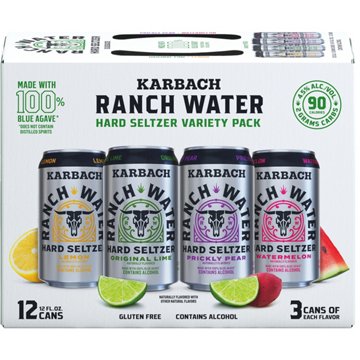 Karbach Ranch Water Hard Seltzer Variety 12 pk Cans, 12 oz