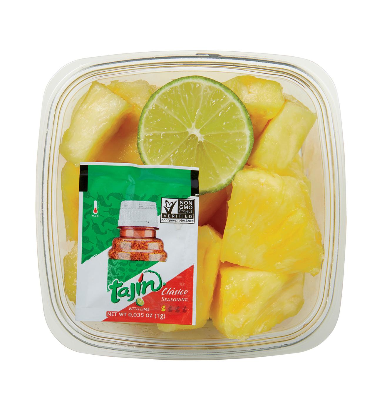 H-E-B Fresh Cut Pineapple with Lime & Tajín - Small; image 1 of 2