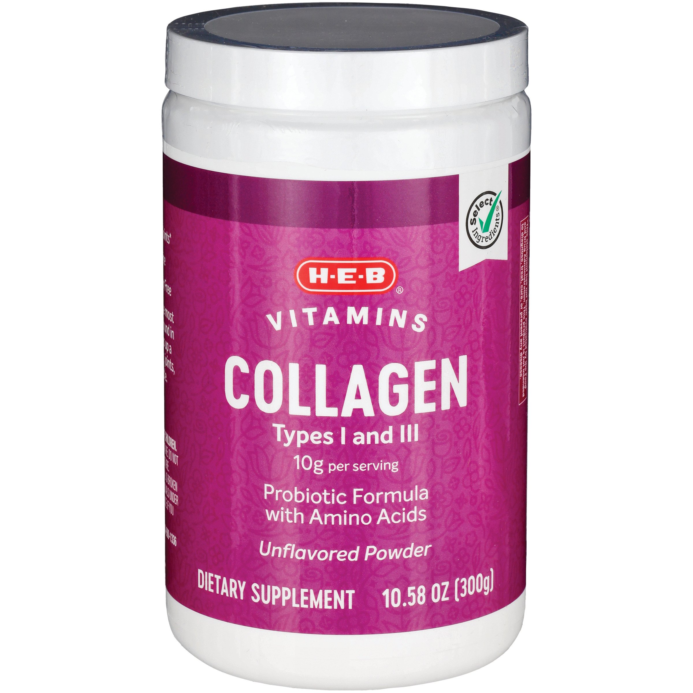 HEB Vitamins Collagen Unflavored Powder Shop Diet & Fitness at HEB