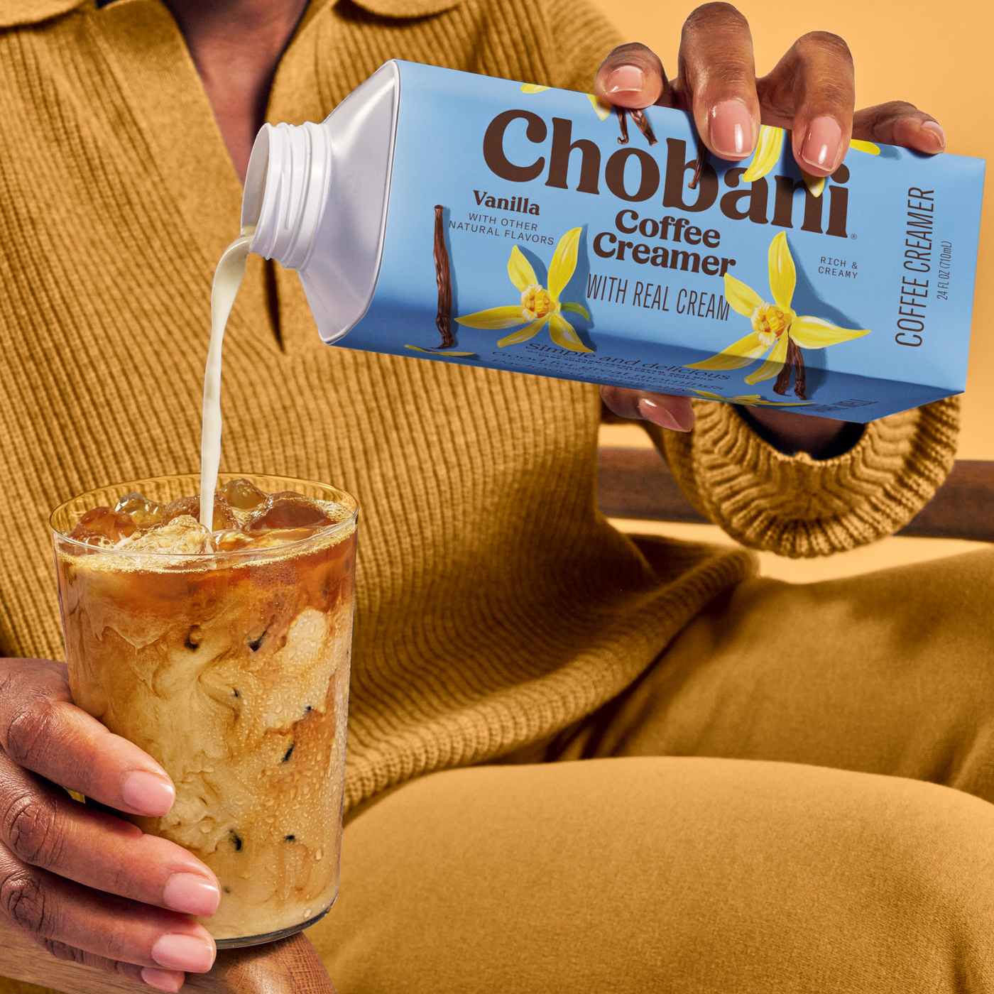 Chobani Liquid Coffee Creamer - Vanilla ; image 3 of 3