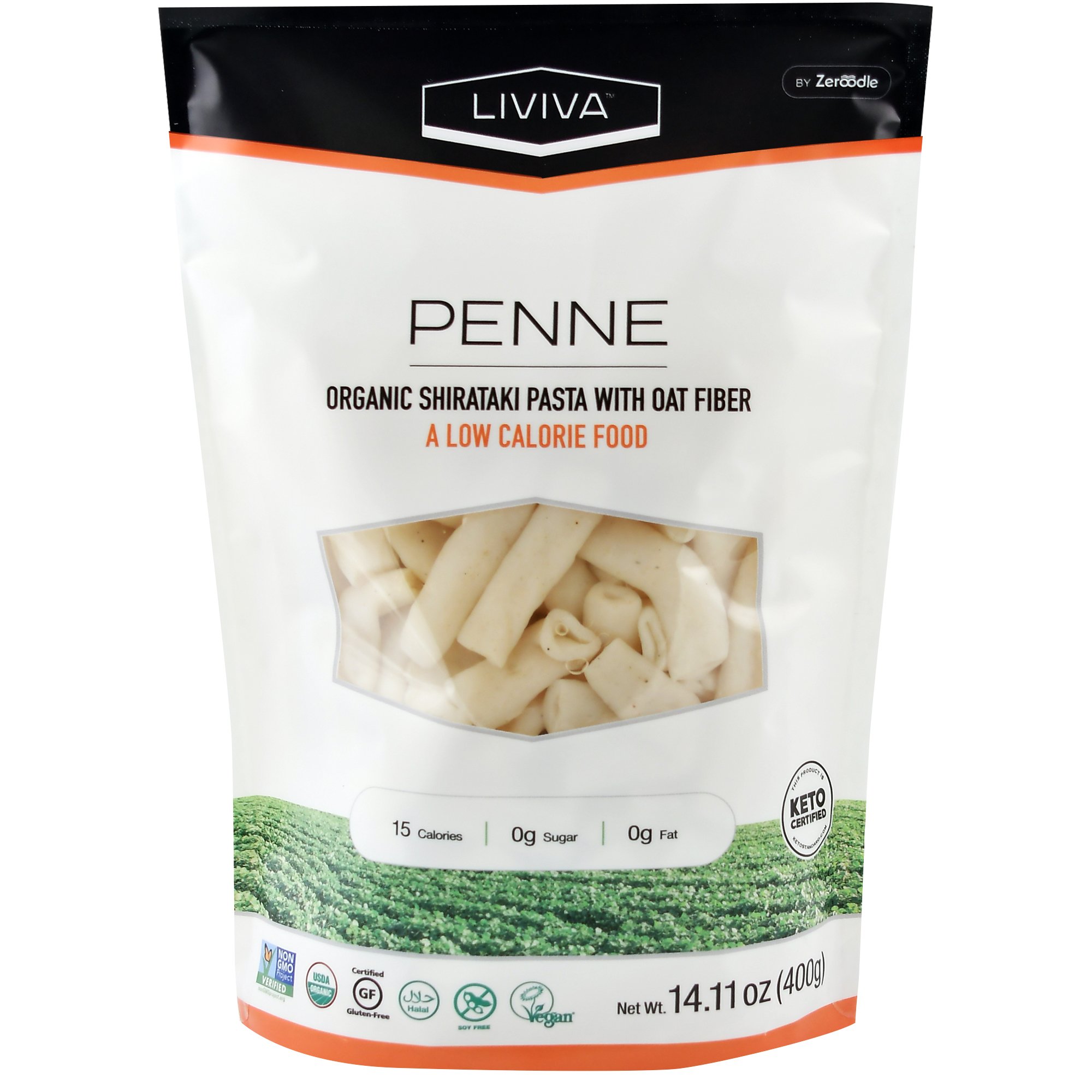 Liviva Shirataki Penne Pasta with Oat Fiber Shop Pasta at HEB
