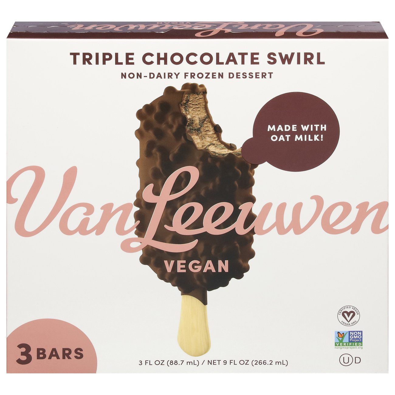 Van Leeuwen Vegan Triple Chocolate Swirl Non-Dairy Frozen Dessert