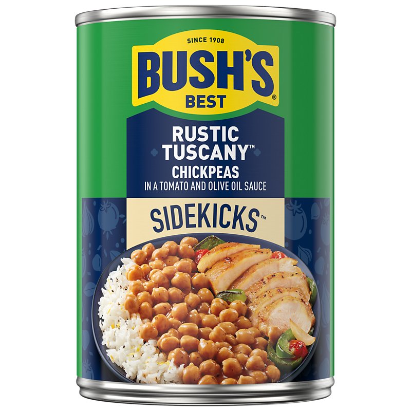 Bush's Best Sidekicks Rustic Tuscany Chickpeas Shop Canned & Dried