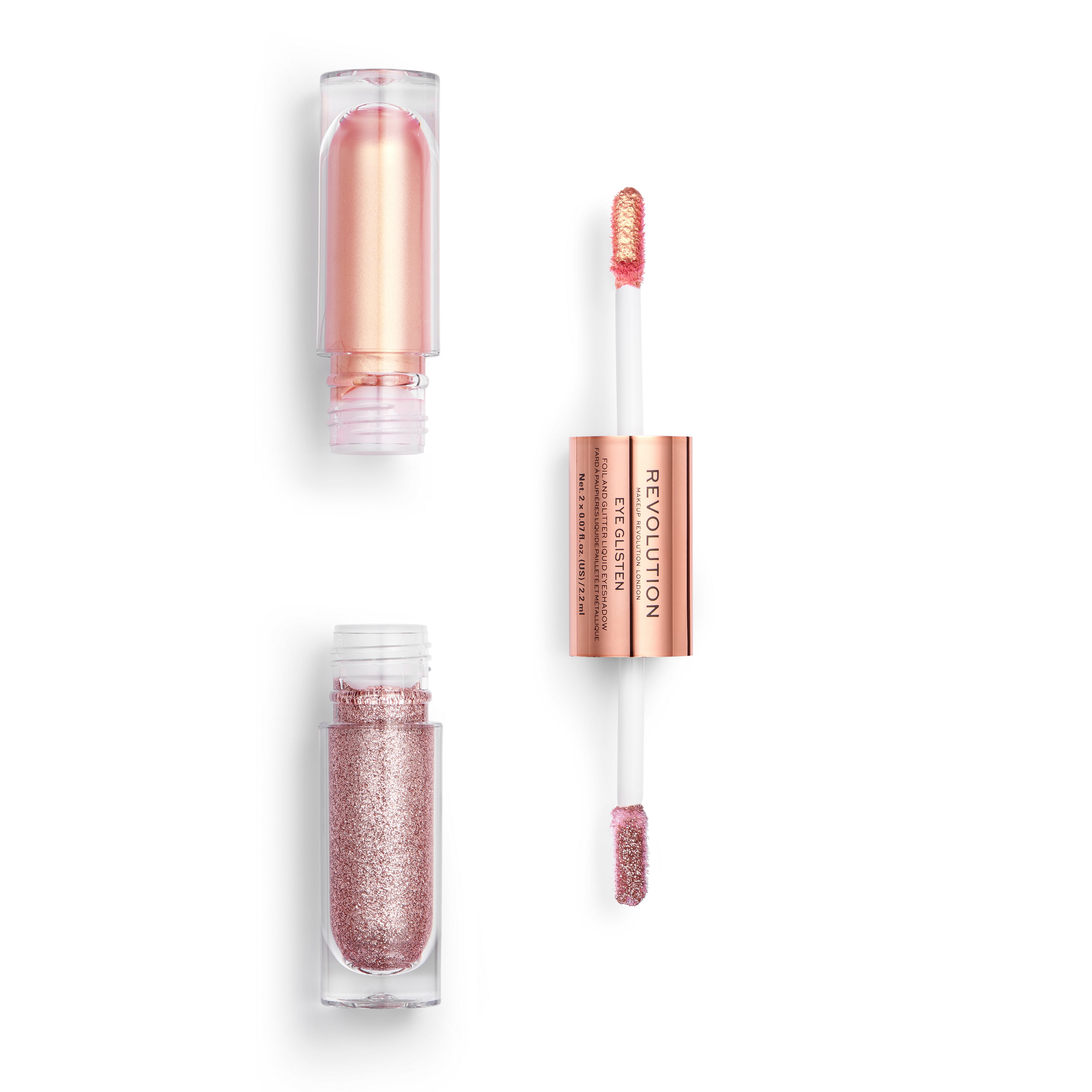 Makeup Revolution Eye Glisten Foil and Glitter Liquid Eyeshadow Yours