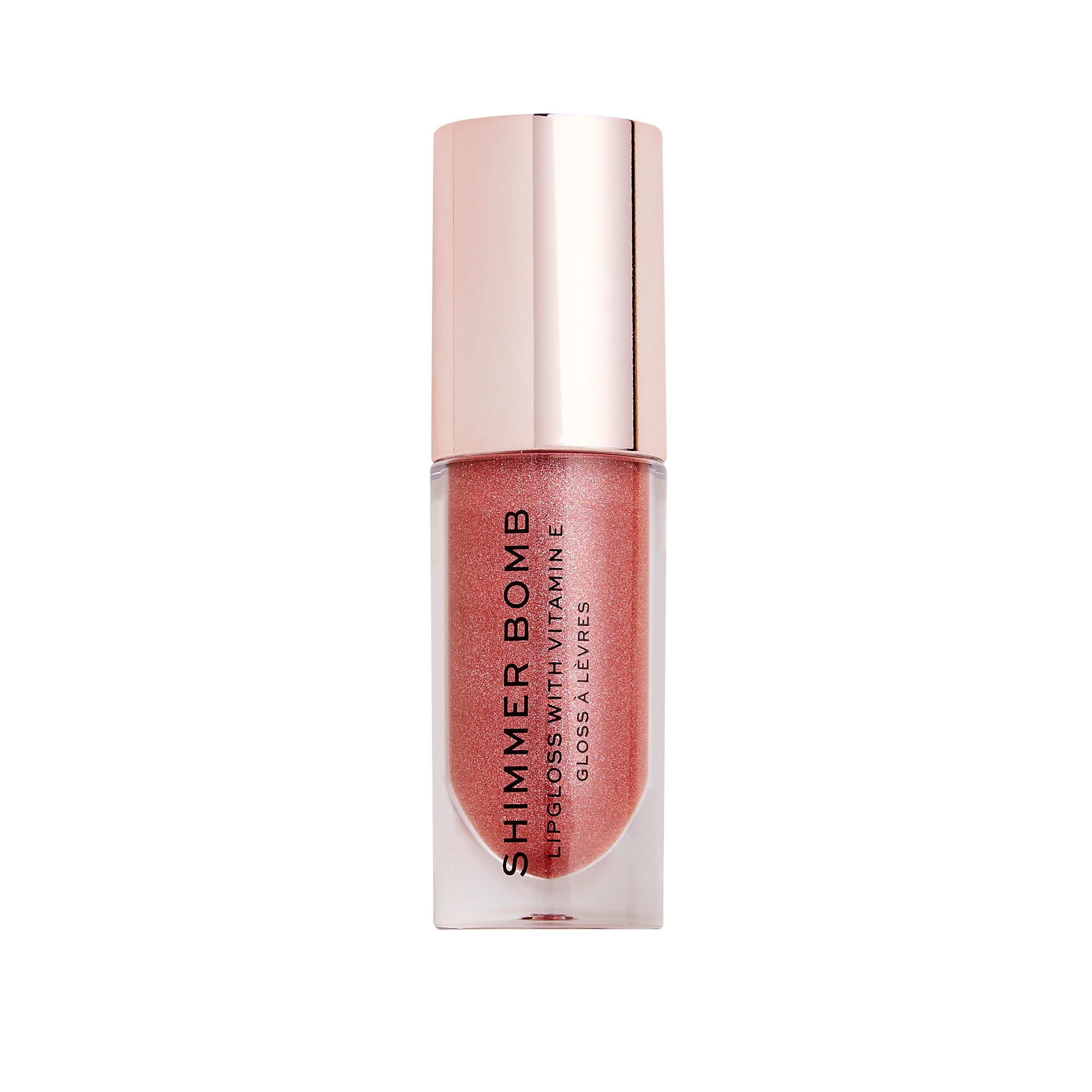 Makeup Revolution Shimmer Bomb Lip Gloss with Vitamin E Distortion