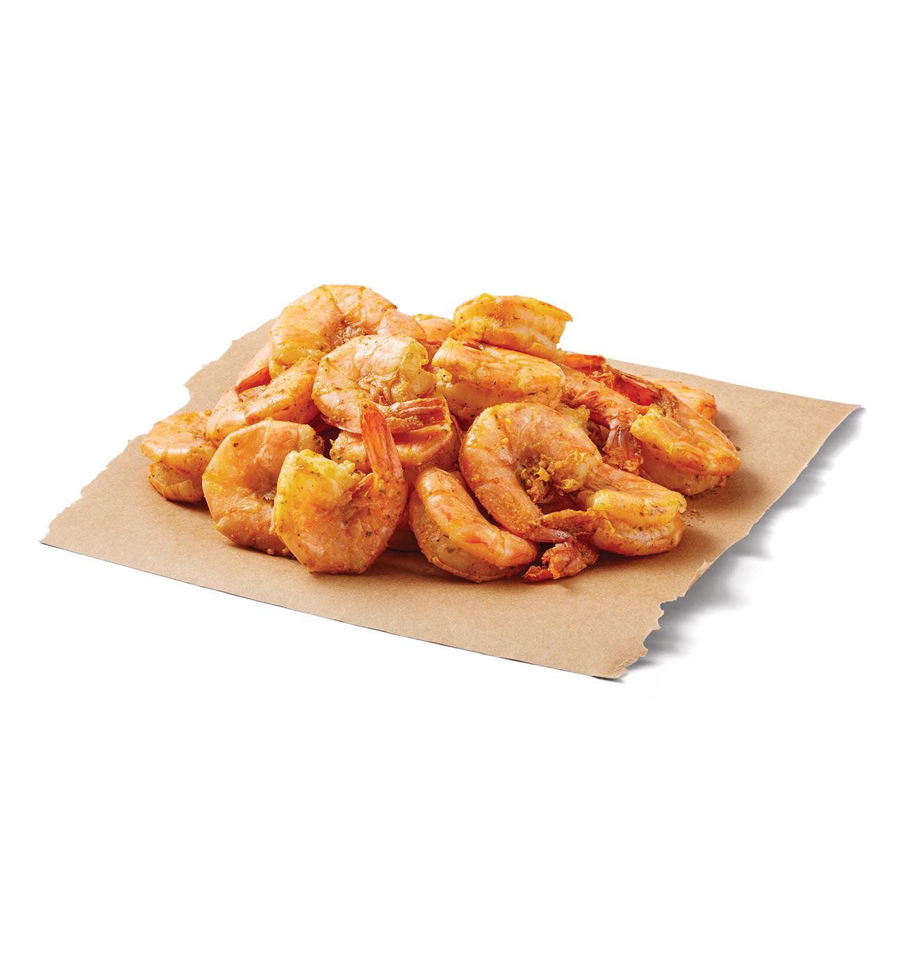 Bayou Boil House by H-E-B Cajun-Seasoned Colossal White Cooked Shrimp (Sold Hot); image 1 of 2